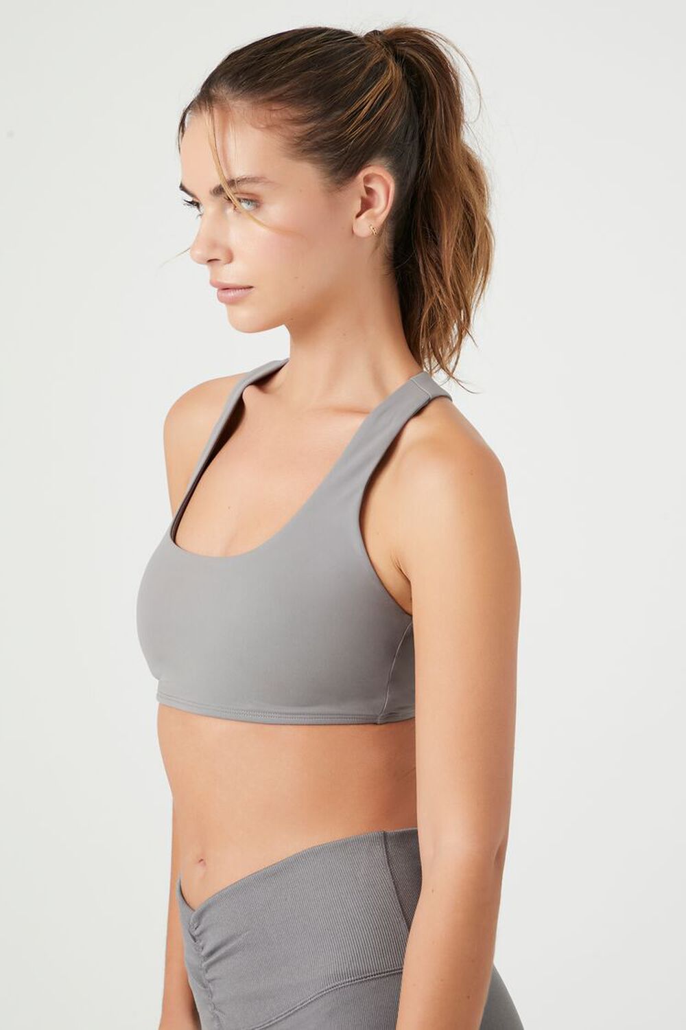 Scoop-Neck Racerback Sports Bra